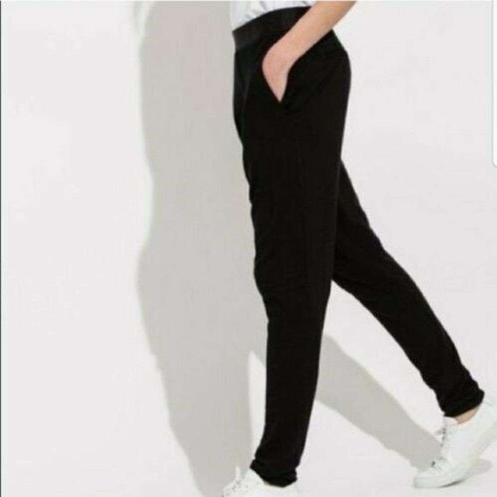 KIT AND ACE 8 Knit Harem Pants in Black Avalon Zip Sold Out!
